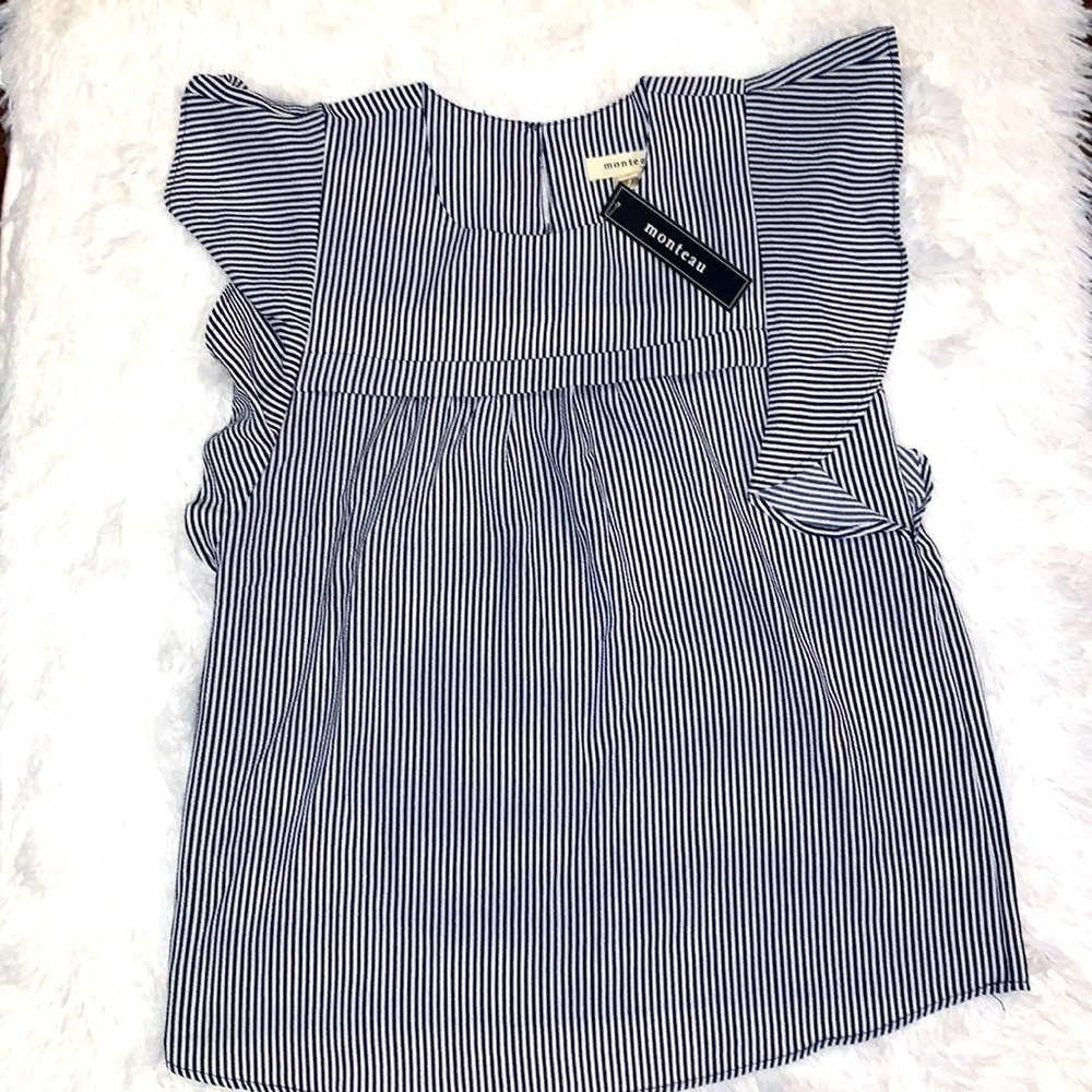 Blouse ~ Black/White stripes